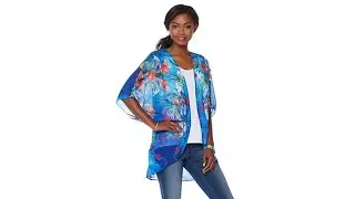 VIDA Artist Series Cocoon Sheer Wrap