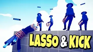 Lasso & Kick🦶 Taekwondo and Lasso vs Every Faction - Totally Accurate Battle Simulator TABS
