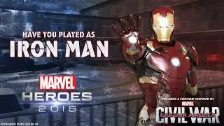 Play as Iron Man in Marvel Heroes 2016