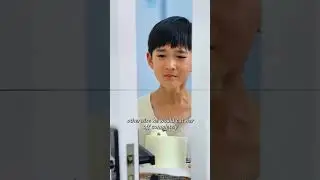 The woman buys cake and while eating she realized that it might be her son who sold it ,she lost him