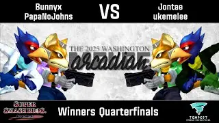 Bunnyx & PapaNoJohns vs Jontae & ukemelee - Melee Winners Quarterfinals -  WA Melee Arcadian 2025