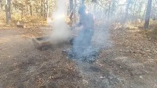 Boiling Rock Explodes Near Mans Face