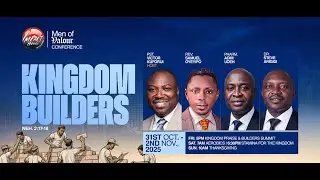 Impact House Int'l Church | Kingdom Builders I Men Of Valor Annual Conference Day 1| 31st Oct., 2025