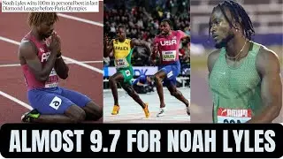Noah Lyles PB (9.81) LONDON DIAMOND LEAGUE ACKEEM BLAKE 9.97 KISHANE IN SIGHTS | OLYPICS CHAMPION