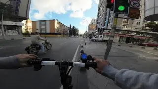 Trafikte Aralardan Kaçmak  - Motorculara takılma - Scooter vlog