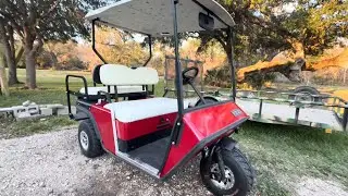 1996 EZGO 3 Wheel Marathon golf cart 