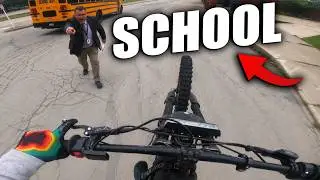 Taking My SURRON To School.