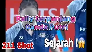 SUPERB ! Rally terpanjang ganda putri dalam sejarah Badminton Dunia | Panz Badminton