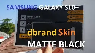 Samsung Galaxy S10+ dbrand Skin - Matte Black