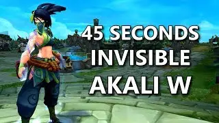 45+ SECONDS Akali W! Spear of Shojin + New Akali Shroud!