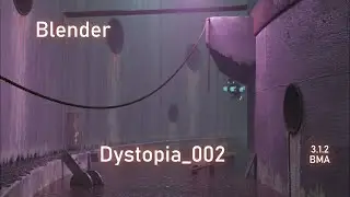 Dystopia 002 (Blender Environment Render)