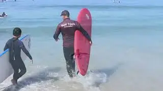 Youth Surfing Lesson In Laguna Beach @saltydoggoff
