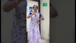 Veteran Actress Jamuna garu enjoying herself