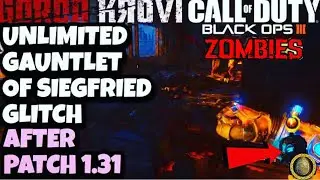 Bo3 Zombie Glitches: Gorod Krovi Unlimited Gauntlet Of Siegfried Glitch! (115 Punch After Patch)