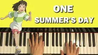Spirited Away - One Summer's Day (Piano Tutorial Lesson)
