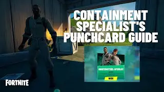 Fortnite Containment Specialist's Punchcard GUIDE (Free Ghostbuster Item)