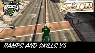 GTA 5 Custom Race 'RAMPS AND SKILLS V5'