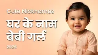 लड़कियों के लिए घर में पुकारने वाले नाम | 25 Nick Names for Baby Girl 2026 | Cute & Popular