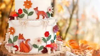 Fantastic Fox 🍂 Woodland Cake Decorating 🦊
