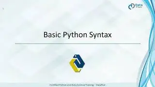 Python Basic Syntax