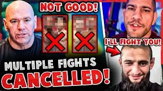 BREAKING: MULTIPLE FIGHTS CANCELLED on UFC 319 LAST MINUTE! Khamzat Chimaev & Alex Pereira! UFC 319
