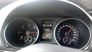VW Golf VI 1.6 TDI ( 105 PS ) *Acceleration* 0 - 170 km/h Full HD
