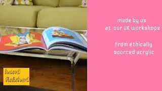 Clear Acrylic Coffee Tables | Made in Britain by Love It Own It
