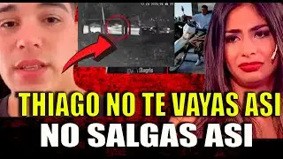 Salio Gritando?La fuerte discusión entre Thiago Medina y Daniela minutos antes del accidente en moto