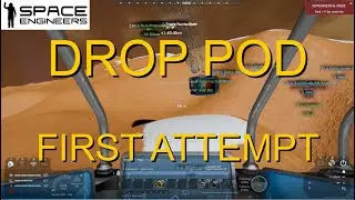 Space Engineers BEYOND SURVIVAL Supply Drop FIRST Attempt
