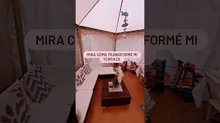 DECORA TU TERRAZA CON POCO DINERO #hogar #terraza #decoracion