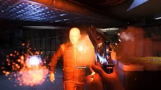 Alien Isolation extreme jumpscare at the end