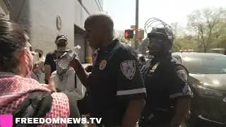 'Liberated Zone' Encampment launched at CCNY Medicine School in NYC