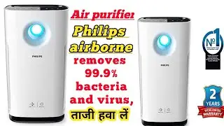 Philips airborne system removes 99.9% bacteria and virus clean air delivery