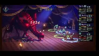 Octopath Traveler : CotC - Auguste Rematch Advanced Lv90 Clear
