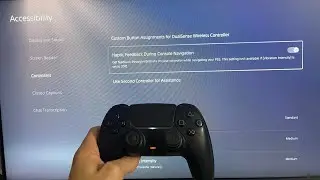 PS5: How to Turn Off PS5 Controller Haptic Feedback Vibrarion During Console Navigation Tutorial!