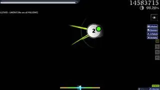 osu! UNION!! 1028 combo with flashlight / played by gameuser513