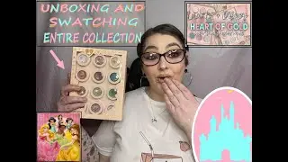 COLOURPOP X DISNEY HEART OF GOLD COLLECTION/ UNBOXING + SWATCHES