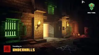 [Minecraft Dungeons] Underhalls Daily trail with my bubble burster roll build