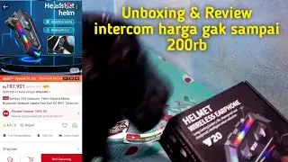 unboxing & review intercom murah harga 200rb