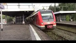 Essen-Steele - S-Bahn Rhein-Ruhr mit ET 422 (+ China 8-Werbung)