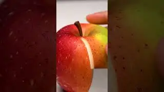 Apple Cutting Satisfying ASMR #asmr #apnews #cuttingskills