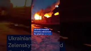 Five killed in Russian strike on Ukrainian passenger train | DW News