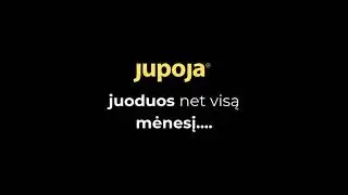 JUPOJA juoduoja visą mėnesį! 🖤 Nemokamas pristatymas į pa&scaron;tomatus visoje Lietuvoje!