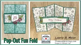 Calm & Bright - Pop-Out Fun Fold Card