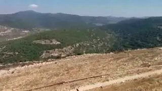 Panorama from Nabi Sabalan, Hurfeish, Israel