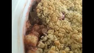 Rabarber crumble