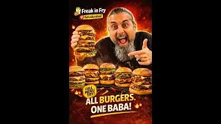 Foodee Baba takes on Freak in Fry, Bahadurabad and tries every burger #FoodeeBaba
