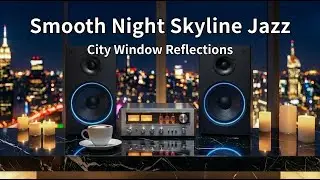 Smooth Night Skyline Jazz &ndash; City Window Reflections
