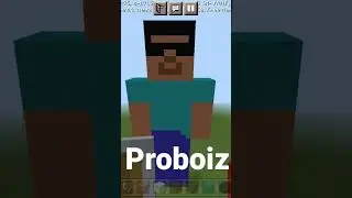 Proboiz art in minecraft # shorts #minecraft #flightgaming.