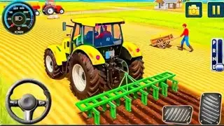 Modern Tractor Farming Driving Simulator 3D - New Tractor Games - Android Gameplay
